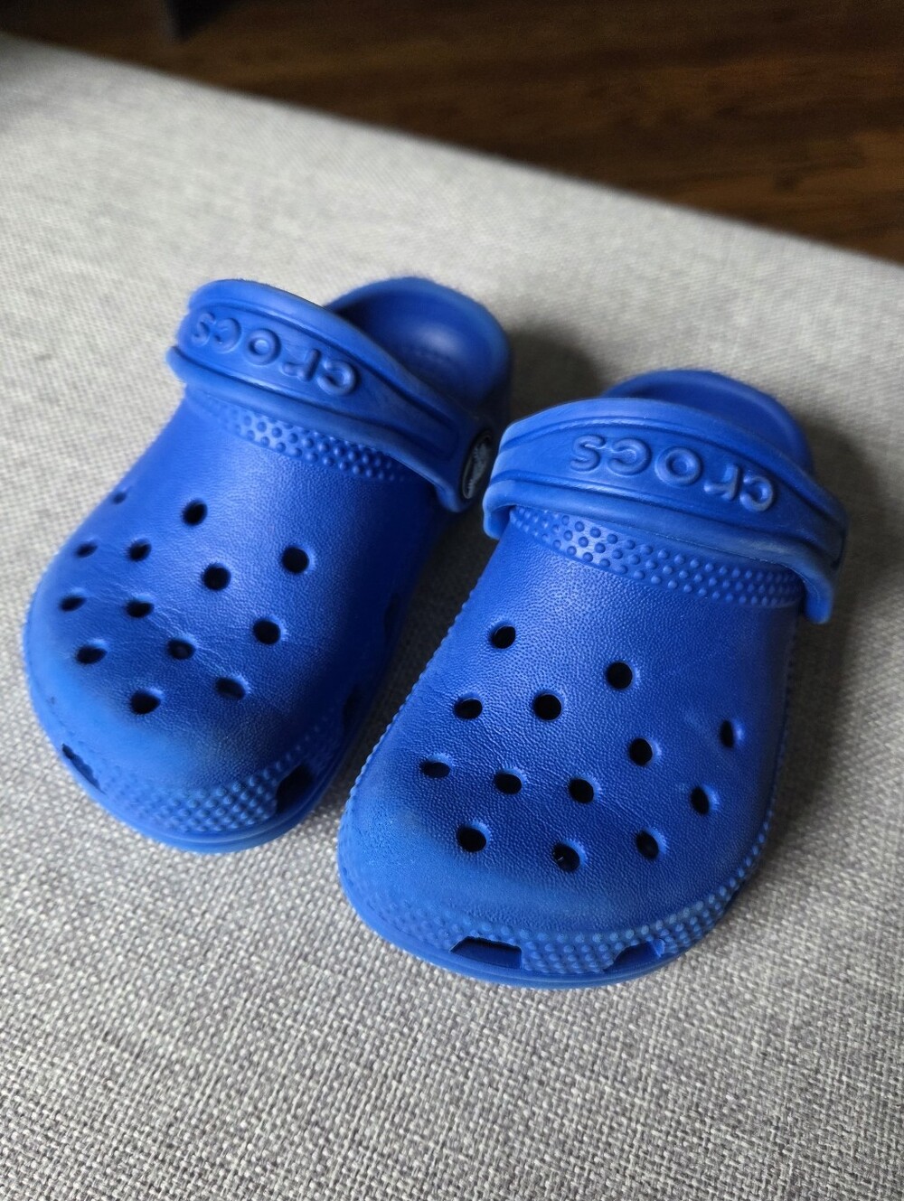 Toddler Classic Crocs - Blue Clog Sandals